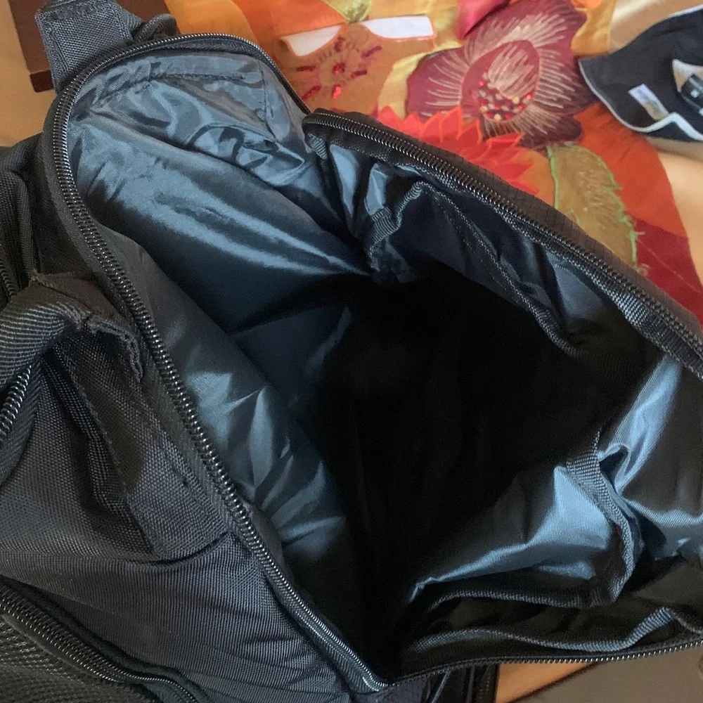 New Ironman Black and Red duffel Bag W/cooler